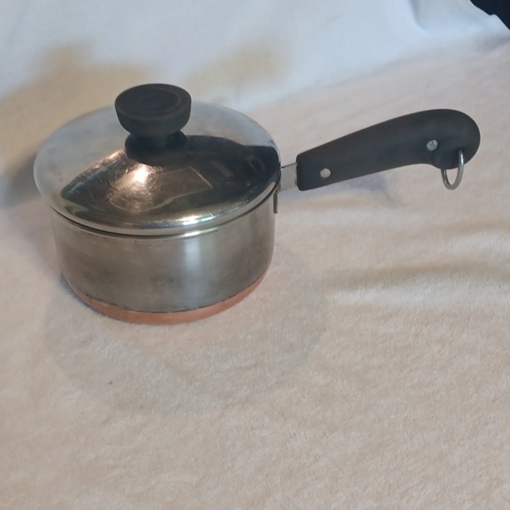 Revere Ware Cookware Saucepan Copper Bottom 1 Qt. Pot